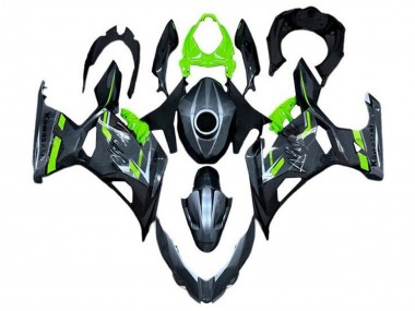 2018-2024 Kawasaki Ninja 400 Motorcycle Fairings - Green Grey Canada for Sale