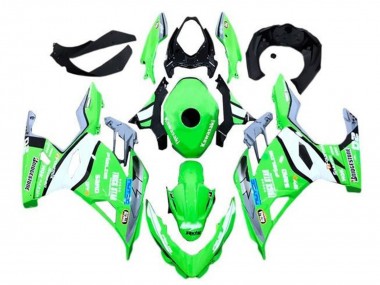 2018-2024 Kawasaki Ninja 400 Motorcycle Fairings - Green Grey Black Blue Trick Star Bridgestone Canada for Sale