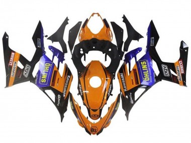 2018-2024 Kawasaki Ninja 400 Motorcycle Fairings - Orange Black Blue Yellow OHLINS Canada for Sale