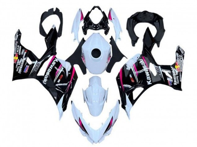 2018-2024 Kawasaki Ninja 400 Motorcycle Fairings - White Pink Black Canada for Sale