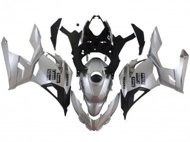 2018-2024 Kawasaki Ninja 400 Motorcycle Fairings - Silver Black Repsol Canada for Sale