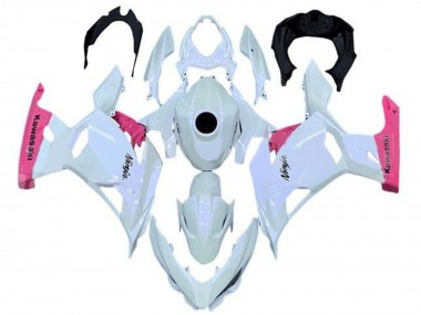 2018-2024 Kawasaki Ninja 400 Motorcycle Fairings - Pearl White Pink Canada for Sale