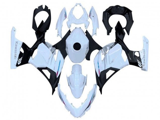 2018-2024 Kawasaki Ninja 400 Motorcycle Fairing - White Black Canada for Sale