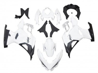 2018-2024 Kawasaki Ninja 400 Motorcycle Fairings - White Black Canada for Sale