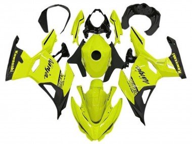 2018-2024 Kawasaki Ninja 400 Motorcycle Fairings - Neon Yellow Black Canada for Sale