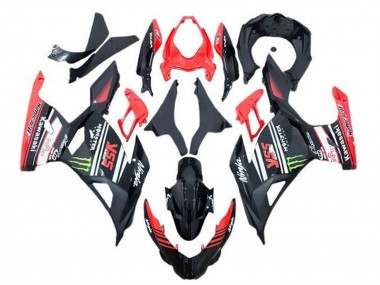 2018-2024 Kawasaki Ninja 400 Motorcycle Fairings - Red Black Green Monster Canada for Sale
