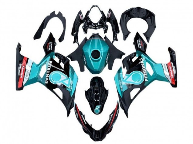 2018-2024 Kawasaki Ninja 400 Motorcycle Fairings - Light Blue Red Black Petronas Canada for Sale