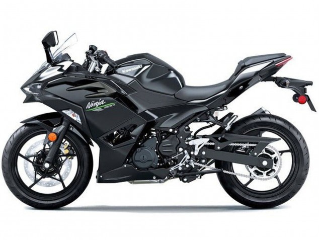 2024-2025 Kawasaki Ninja 500 EX500R Motorcycle Fairings - Glossy Black Canada for Sale