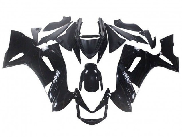 2006-2008 Kawasaki Ninja 650 EX650 Motorcycle Fairings - Glossy Black White Ninja 650R Canada for Sale