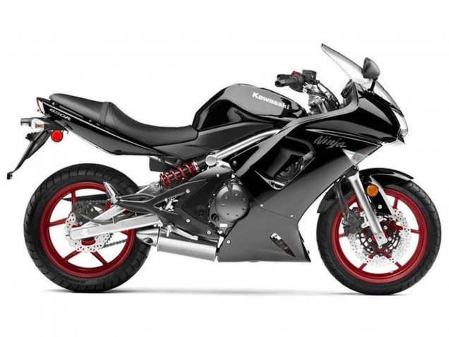 2006-2008 Kawasaki Ninja 650 EX650 Motorcycle Fairings - Glossy Black Matte Black Canada for Sale