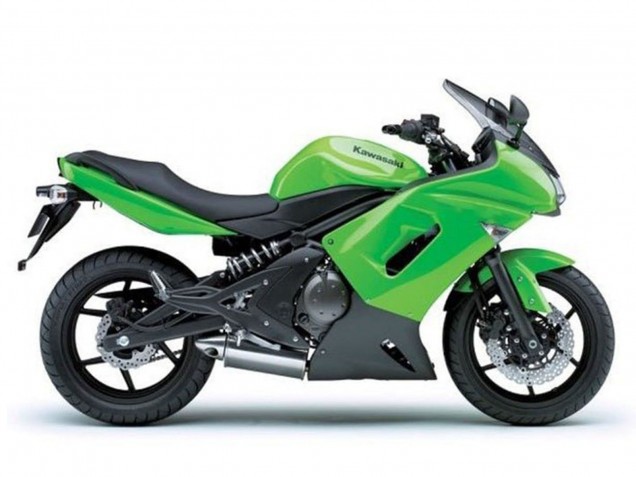 2006-2008 Kawasaki Ninja 650 EX650 Motorcycle Fairings - Green Matte Black Canada for Sale