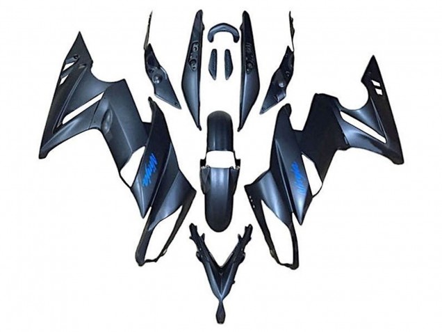 2009-2011 Kawasaki Ninja 650 EX650 Motorcycle Fairings - Matte Black Blue Canada for Sale