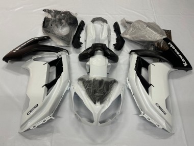 2012-2016 Kawasaki Ninja 650 EX650 Motorcycle Fairings - Pearl White Matte Black Canada for Sale