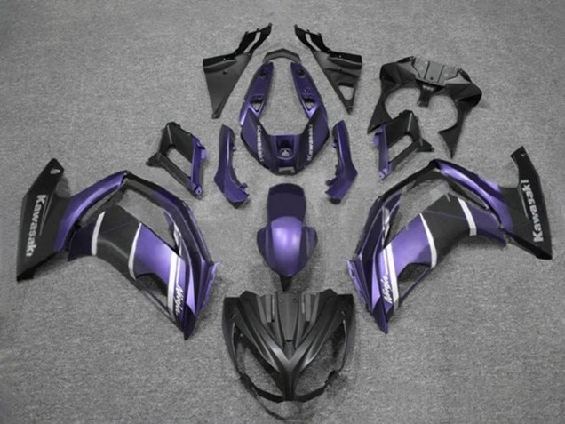 2012-2016 Kawasaki Ninja 650 EX650 Motorcycle Fairings - Purple Silver Matte Black Canada for Sale