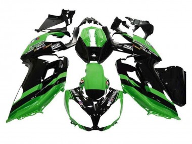 2012-2016 Kawasaki Ninja 650 EX650 Motorcycle Fairings - Green Black Stripe Canada for Sale