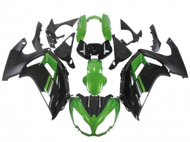 2012-2014 Kawasaki Ninja ER6F Motorcycle Fairings - Green Black Canada for Sale
