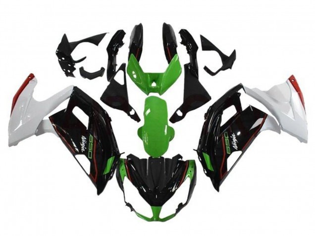2012-2016 Kawasaki Ninja 650 EX650 Motorcycle Fairings - Green Black White Red Canada for Sale