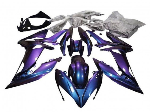 2017-2019 Kawasaki Ninja 650 EX650 Motorcycle Fairings - Purple Blue Chameleon Canada for Sale
