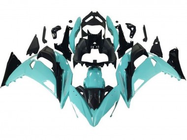 2017-2019 Kawasaki Ninja 650 EX650 Motorcycle Fairings - Light Blue Black Canada for Sale