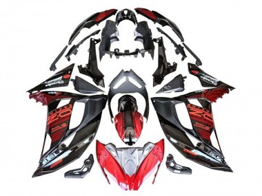 2017-2019 Kawasaki Ninja 650 EX650 Motorcycle Fairings - Red Black Silver Canada for Sale