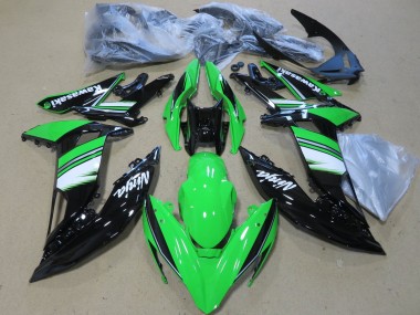 2017-2019 Kawasaki Ninja 650 EX650 Motorcycle Fairings - Green White Glossy Black Canada for Sale