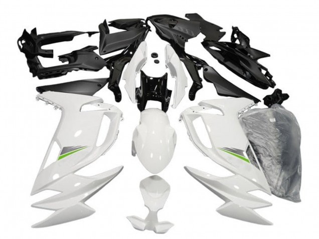 2020-2024 Kawasaki Ninja 650 EX650 Motorcycle Fairings - Glossy White Green Canada for Sale