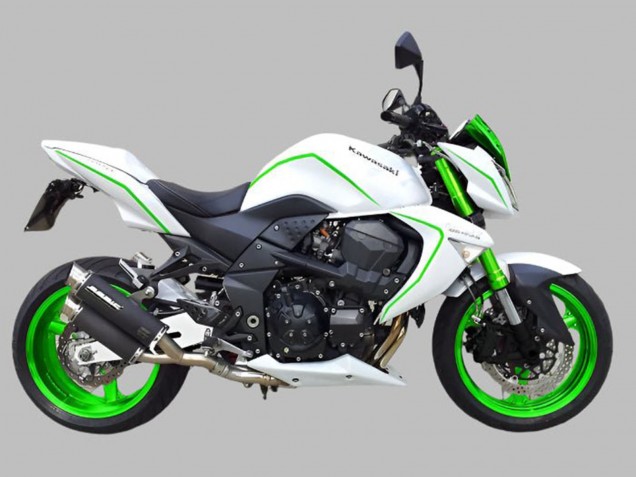2007-2009 Kawasaki Z1000 Motorcycle Fairings - White Green Canada for Sale