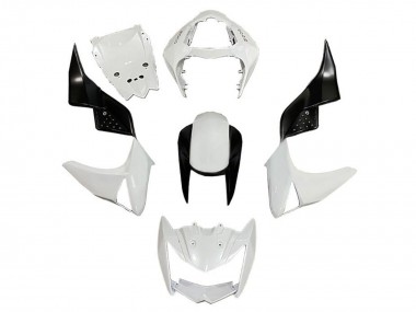 2007-2009 Kawasaki Z1000 Motorcycle Fairings - White Black Canada for Sale