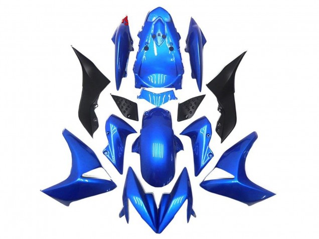 2007-2009 Kawasaki Z1000 Motorcycle Fairings - Blue Black Canada for Sale