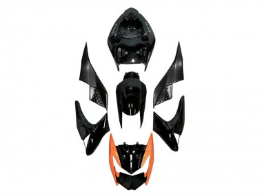 2007-2009 Kawasaki Z1000 Motorcycle Fairings - Glossy Black Orange Canada for Sale