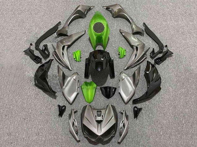 2014-2019 Kawasaki Z1000 Motorcycle Fairings - Grey Green Black Canada for Sale