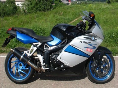 2005-2010 BMW K1200S Motorcycle Fairings - Silver Blue Black Canada for Sale