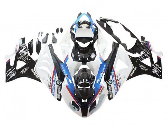 2009-2014 BMW S1000RR Motorcycle Fairings - White Red Blue Glossy Black Motorrad Canada for Sale