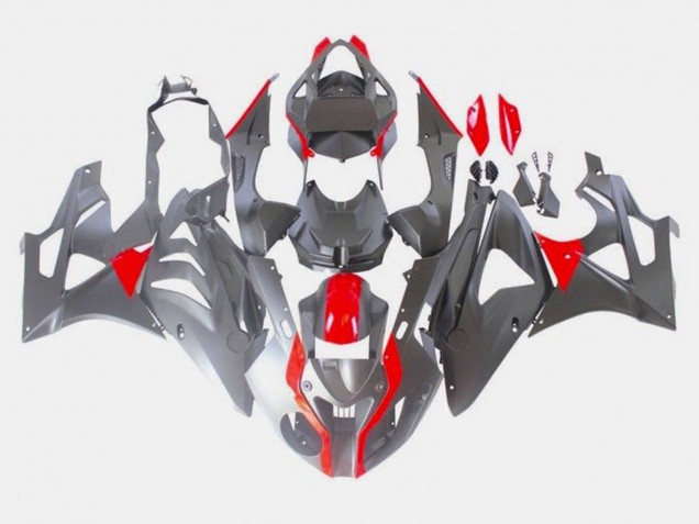 2009-2014 BMW S1000RR Bike Fairings - Red Matte Black Canada for Sale