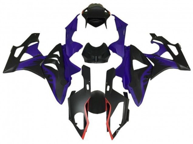 2009-2014 BMW S1000RR Motorcycle Fairings - Purple Red Matte Black Canada for Sale