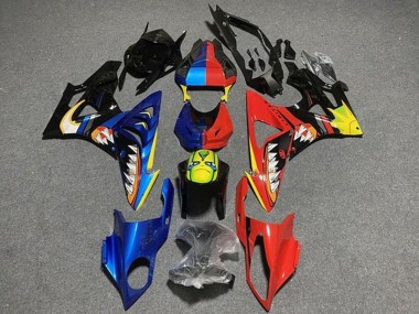 2009-2014 BMW S1000RR Motorcycle Fairings - Blue Red Yellow Black Shark Canada for Sale