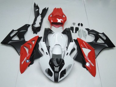 2009-2014 BMW S1000RR Motorcycle Fairings - White Red Matte Black Canada for Sale