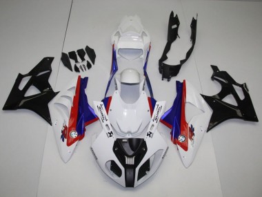 2009-2014 BMW S1000RR Full Motorcycle Fairing Kits - White Red Blue Glossy Black Canada for Sale