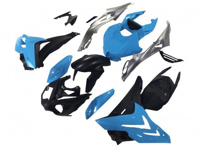 2015-2016 BMW S1000RR Motorcycle Fairings - Silver Blue Matte Black Canada for Sale