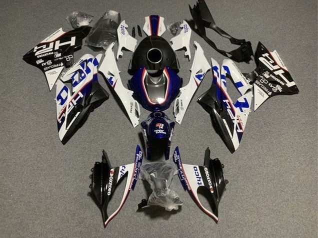 2015-2016 BMW S1000RR Motorcycle Fairings - White Blue Black Tyco Canada for Sale