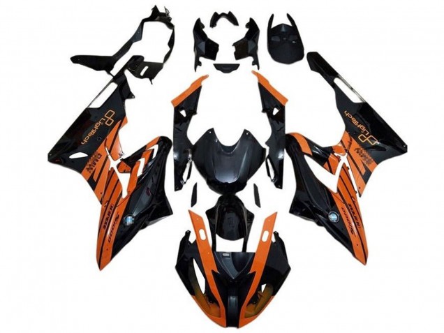 2015-2016 BMW S1000RR Motorcycle Fairing - Orange Glossy Black Canada for Sale