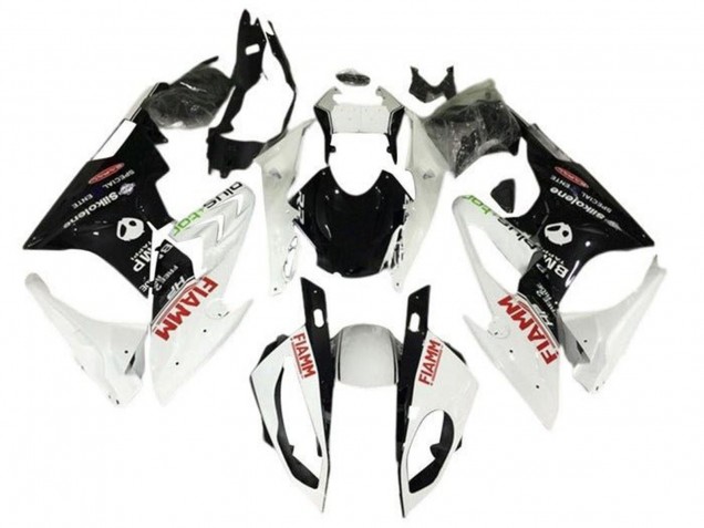 2015-2016 BMW S1000RR Motorcycle Fairings - Pearl White Black Fiamm Canada for Sale