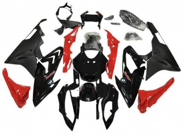 2015-2016 BMW S1000RR Motorcycle Fairings - Glossy Black Matte Black Red Canada for Sale