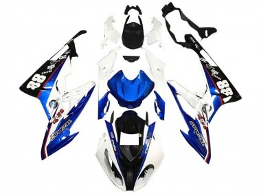 2017-2018 BMW S1000RR Motorcycle Fairings - White Blue Black Canada for Sale