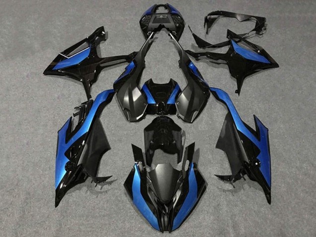 2019-2022 BMW S1000RR Motorcycle Fairings - Black Metallic Blue Canada for Sale