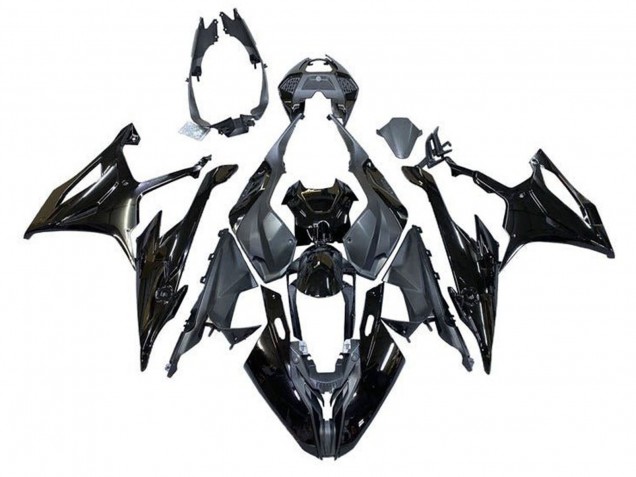 2019-2022 BMW S1000RR Motorcycle Fairings - Glossy Black Matte Black Canada for Sale