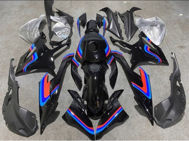 2019-2022 BMW S1000RR Motorcycle Fairings - Black Double Blue Red Canada for Sale