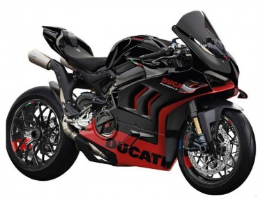 2022-2024 Ducati Panigale V4 V4S Motorcycle Fairings - Black Red Canada for Sale