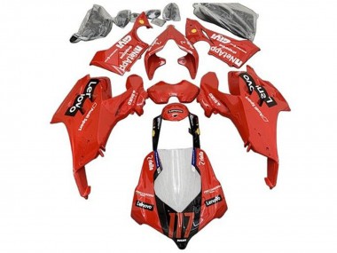2020-2021 Ducati Panigale V4 V4S Motorcycle Fairings - Red Glossy Black Lenovo 117 Canada for Sale