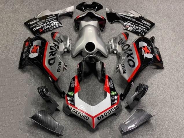 2020-2021 Ducati Panigale V4 V4S Motorcycle Fairings - Silver White Red Black Carbon Fiber Style Canada for Sale